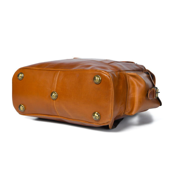 Earthen Leather Laptop Backpack, Luxury Leather