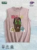 WEALTH Graphic Washed Vest US Warehouse 3 Colors Cotton Tank