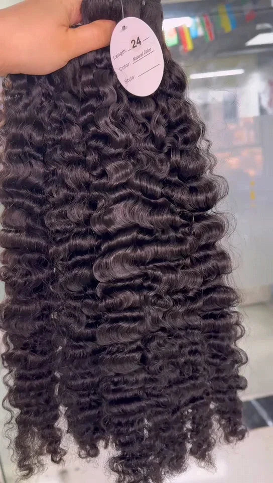 Pixie Burmese Curly Hair Raw Bundles Italy Human Unprocessed Vietnamese Hair Natural Straight Deep Wave Virgin Remy Hair Bundles