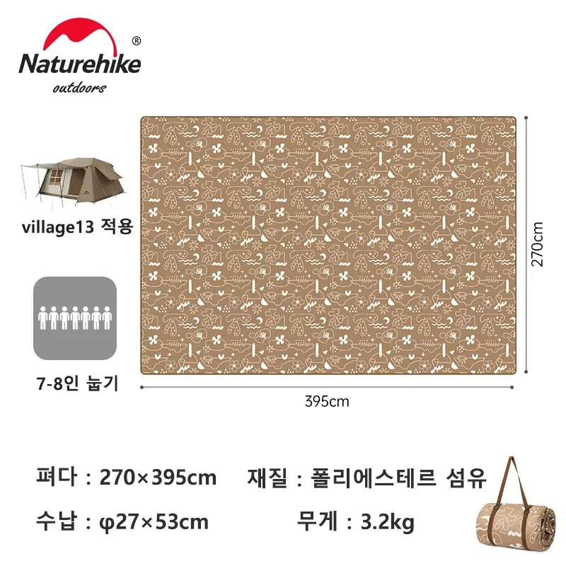 Naturehike Camping Mat Outdoor Park Picnic Mat Oversized Floor Mat Camping Tent Specific Mat Waterproof Damp Proof Mat Bed Mat