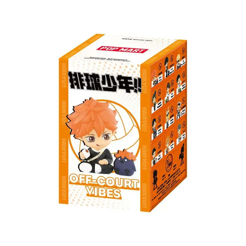 POP MART HAIKYU!! OFF-COURT VIBES Series Mystery Box Genuine Blind Box Guess Toys Bag Ornament Figurine Home Decor Desktop Doll