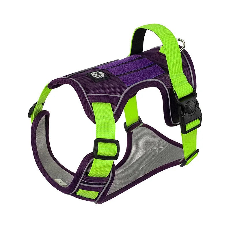 Pet Dog Tactical Harness Reflective For Medium Large Dogs Vest Adjustable Reflective Big Dog Harnesses Pet Accessoires Supplies