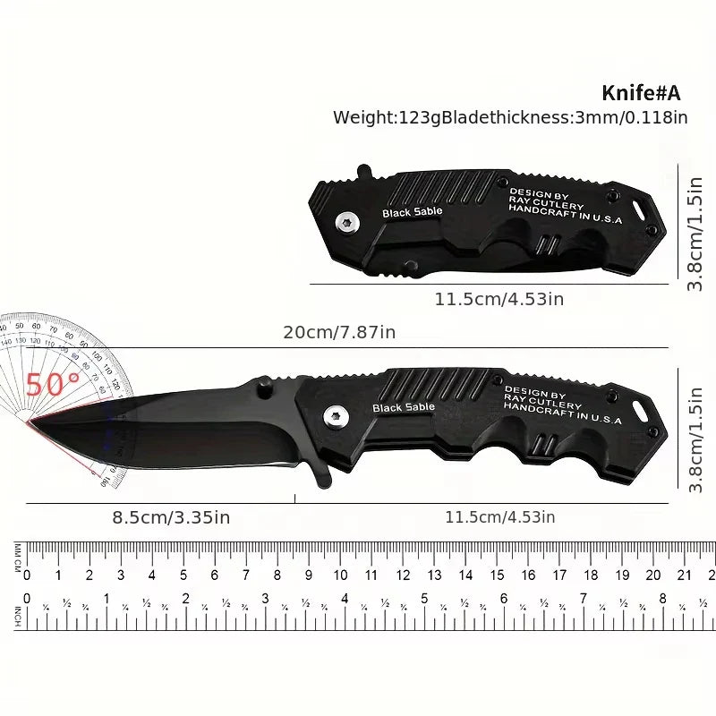 Folding Knife High Hardness Survival Outdoor Hiking Hunting Pocket Knife Camping EDC Tool Sharp Knifes