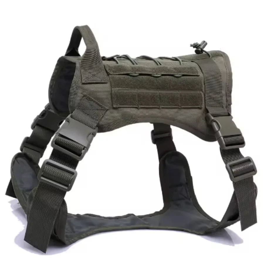 Tactical Dog Harness Military Training Padded Quick Release Vest Pet Training Dog Harness For Set Small Medium Large Dogs
