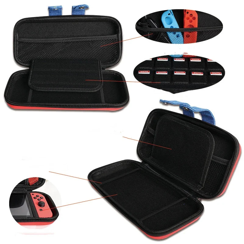 For Switch Storage Bag Portable Ns Console Switch OLED Game Accessories Carrying Case Waterproof Classic Bag
