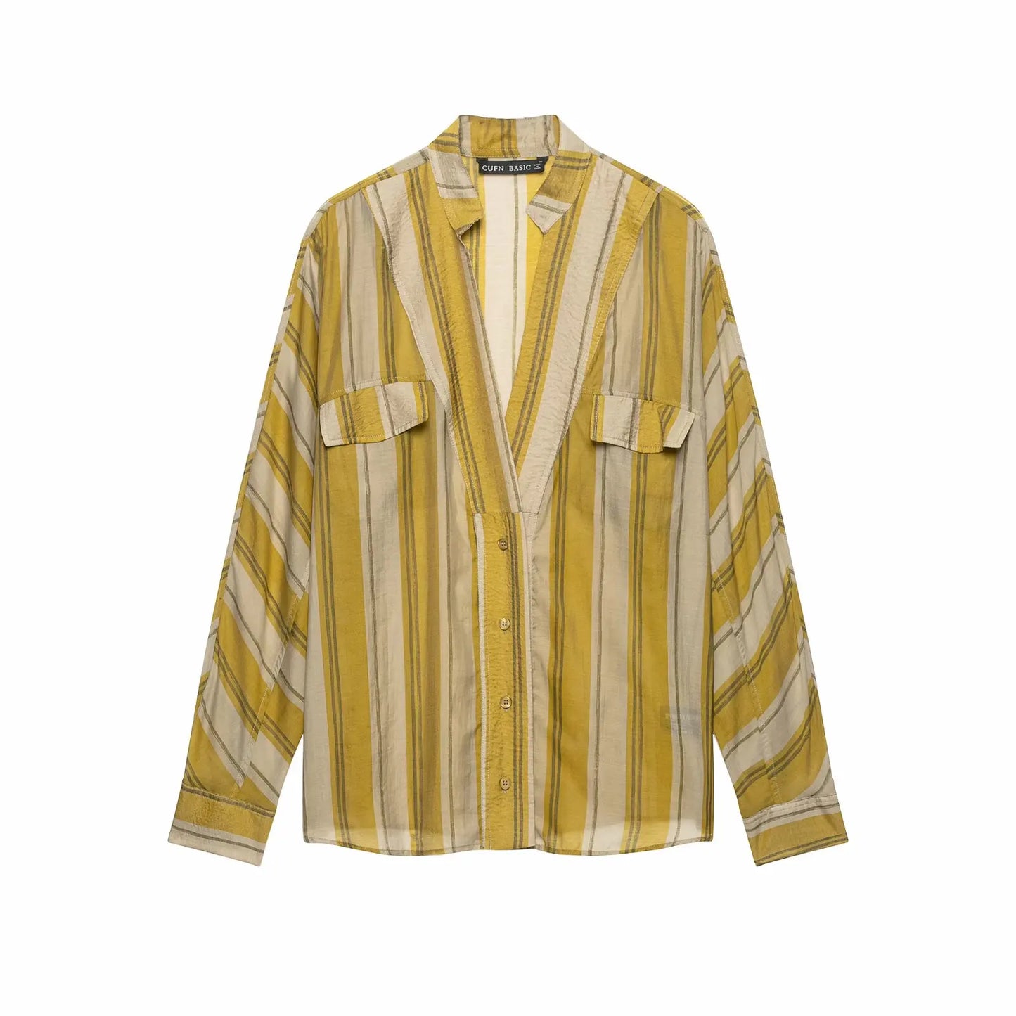 KLKXMYT Fashion Stripe Women's Tied Pants Set Long Sleeve V-Neck Shirt Tops Suits 2026 Autumn Casual 2 Pieces Set Women 