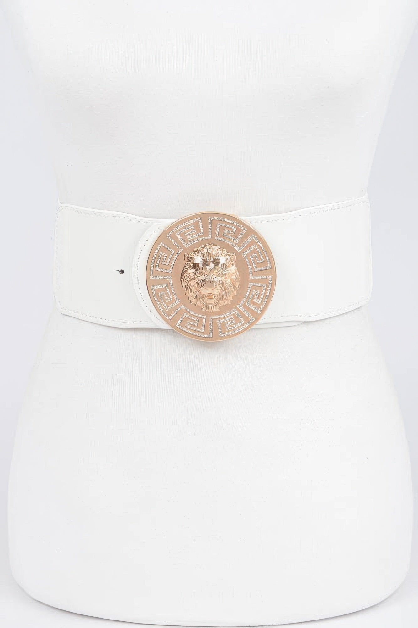 Lion Buckle Elastic Belt