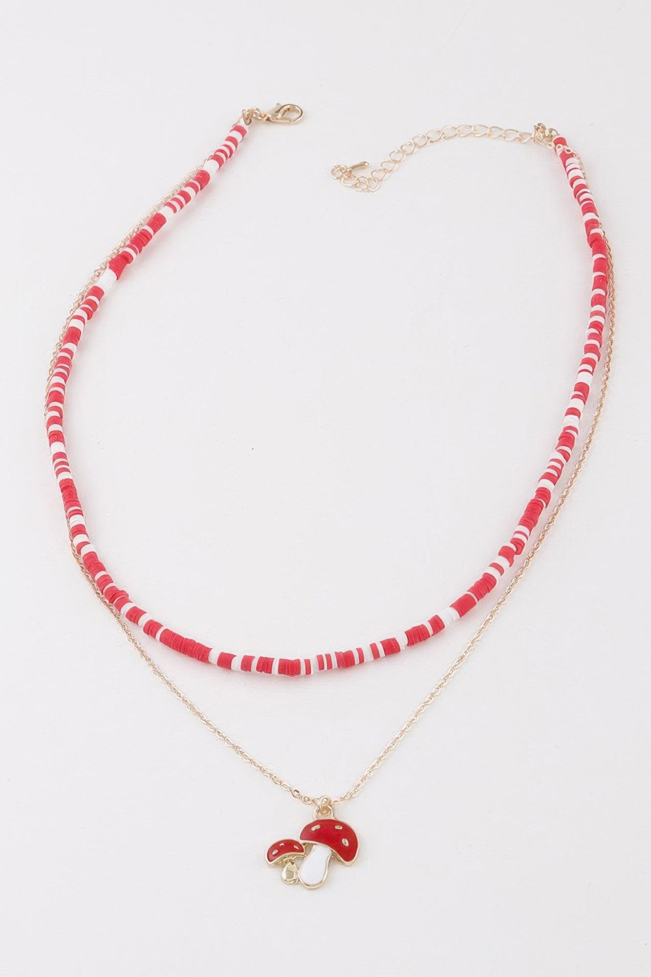 Mushroom Duo Necklace