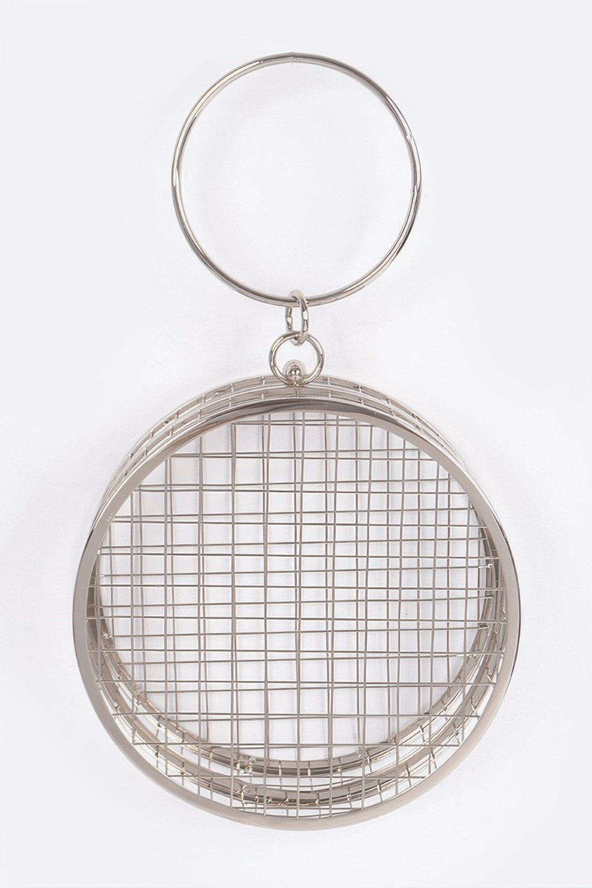 Metal Wire Round Clutch