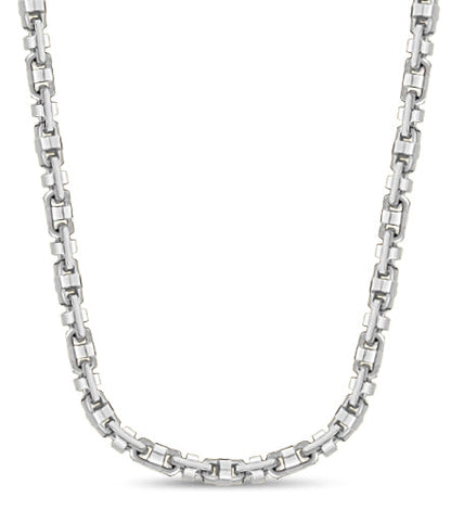 Anchor Mariner Solid White/Yellow/Rose Gold Handmade Necklace , 14mm, 16-30 Inch