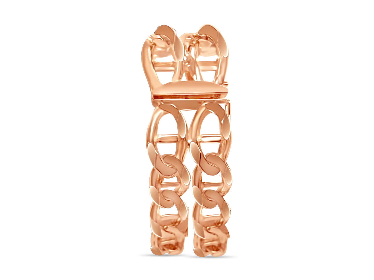 ID Mariner Solid White/Yellow/Rose Gold Handmade Bracelet , 28mm, 6.5-10 Inch