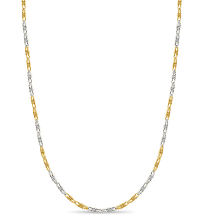 Anchor Mariner Solid White/Yellow/Rose Gold Handmade Necklace , 6mm, 16-30 Inch