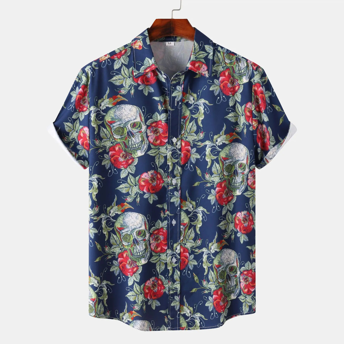 Printed Short Sleeve Casual Shirt