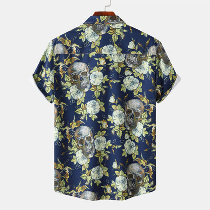 Printed Short Sleeve Casual Shirt
