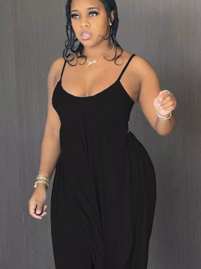Asymmetrical Hem Cami and Pants Set