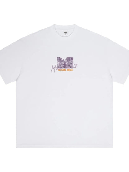 Graphic Round Neck Short Sleeve T-Shirt