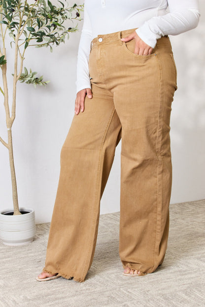 “Keep it Classy, Keep it Cute”Wide Leg Jeans