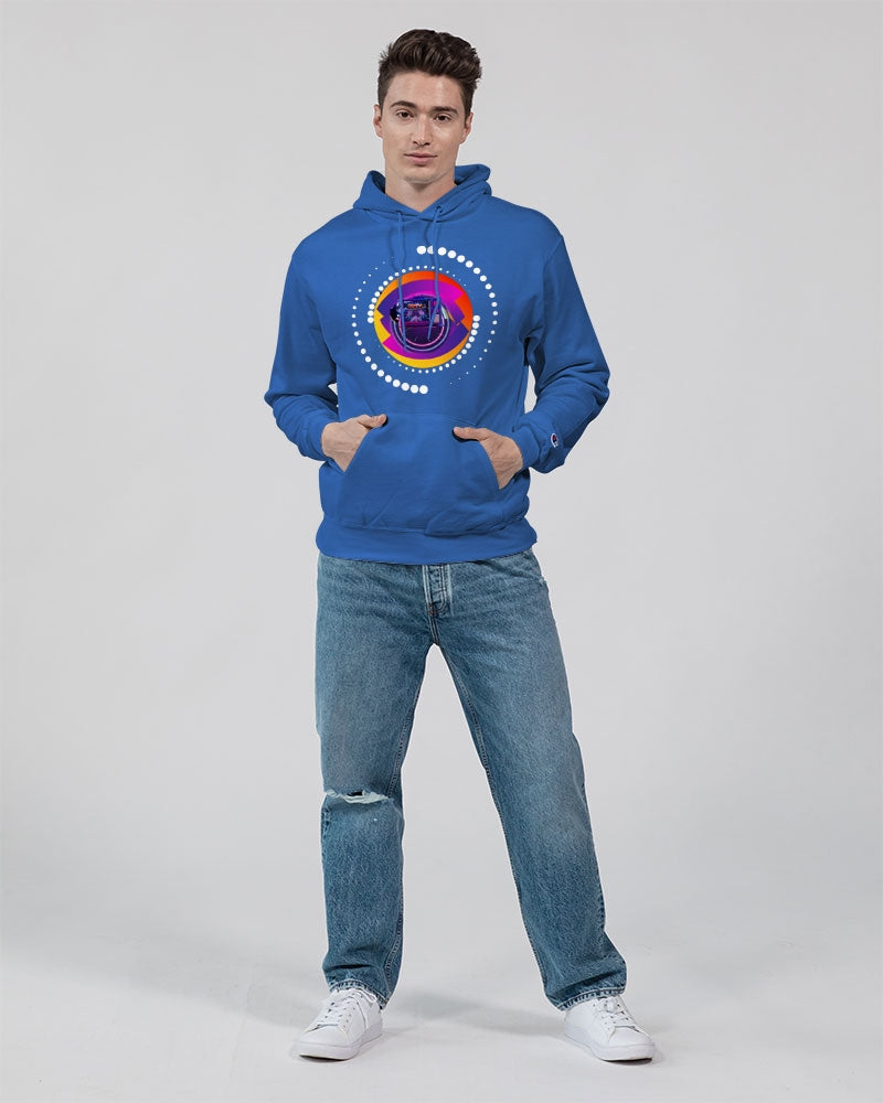 Street design red weird circles Unisex Hoodie | Champion