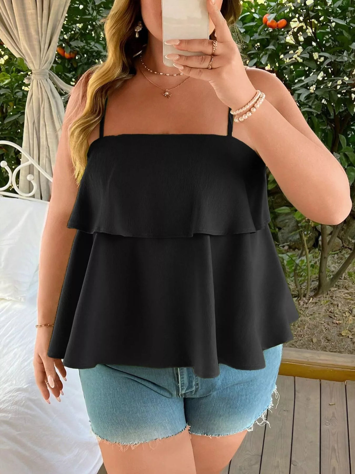Ruffle Hem Cami