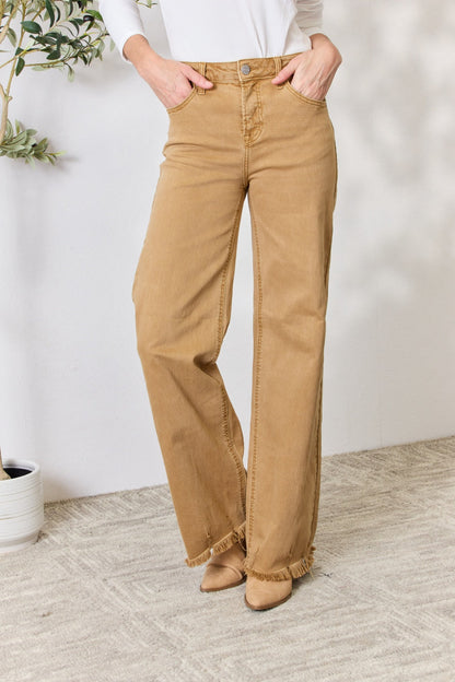 “Keep it Classy, Keep it Cute”Wide Leg Jeans
