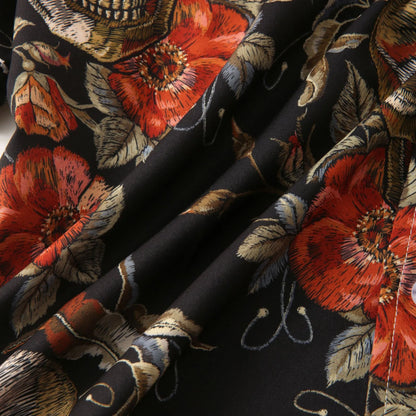 Printed Short Sleeve Casual Shirt