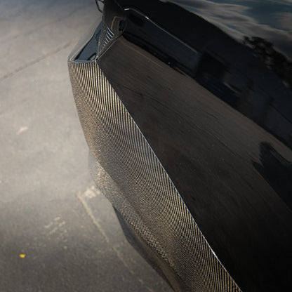 2016-2018 Camaro RS/SS/ZL1 Gloss Double Sided Carbon Fiber Rear Bumper w/Rear Diffuser Quad Tips 1pc