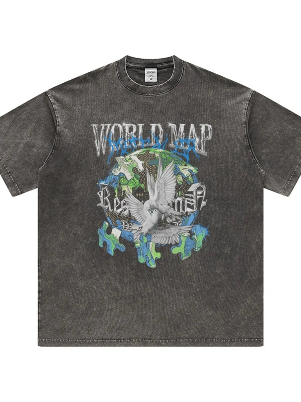 Graphic Round Neck Short Sleeve T-Shirt