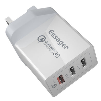 Three-Port USB Fast Charge 30WQC30 Mobile Phone Charger