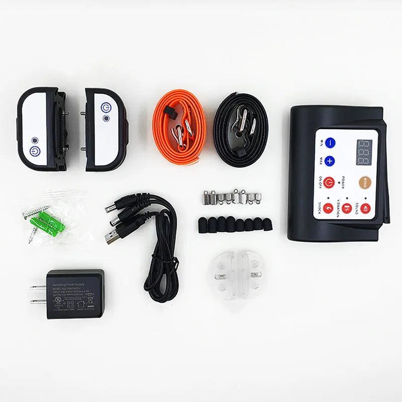 For 1/2/3 Dogs Pet Fence System With Remote for Dog Training Collar in Electronic 2 in 1 Wireless  within 300 meters Range