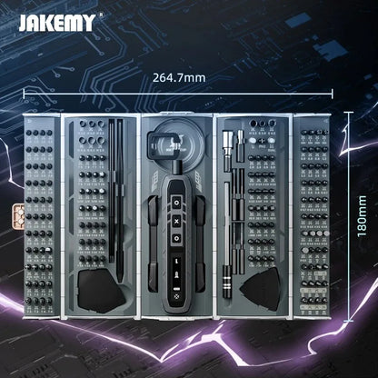 Vman Tools 180 in 1 with Blade Repair Tool Precision Magnetic Screwdriver Set with Tool Box Kit Electric Screwdriver Set