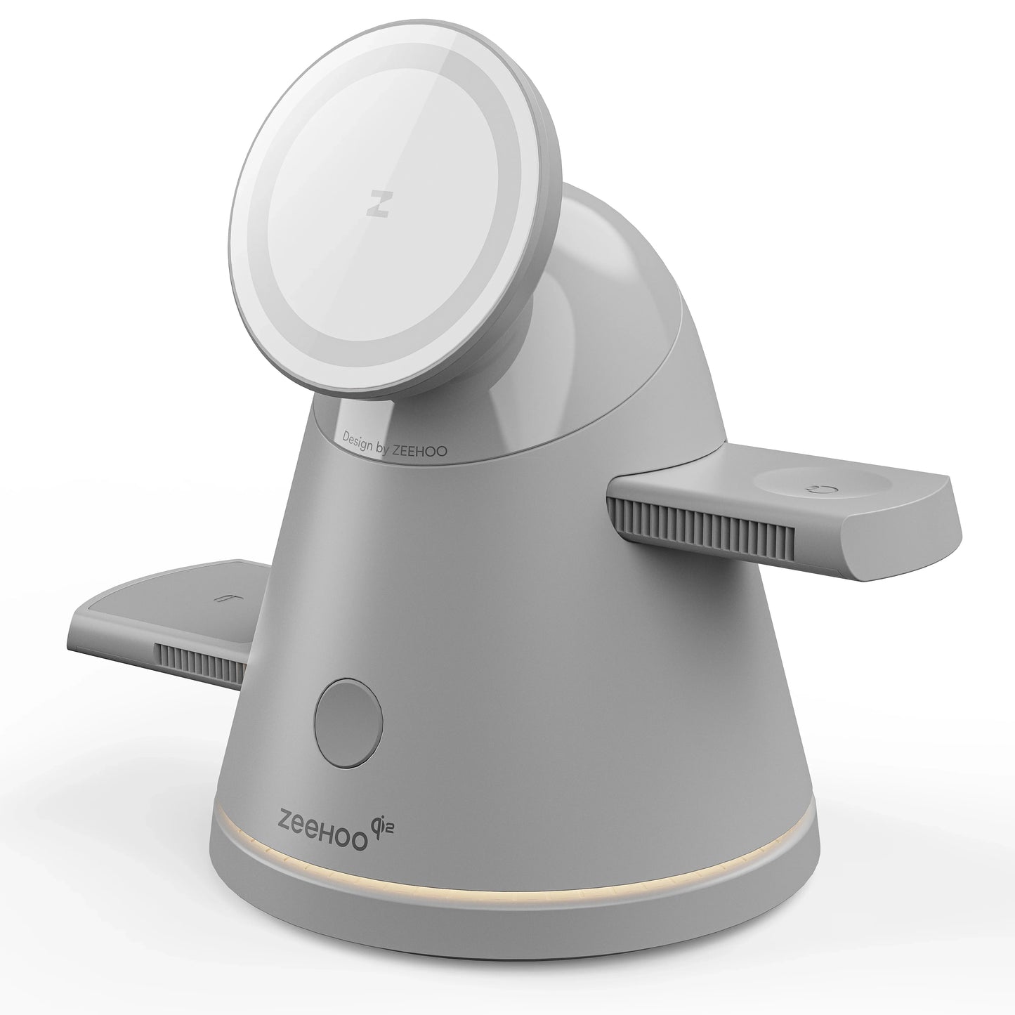 LuminoCore 4-in-1 Wireless Charging Station-Gery