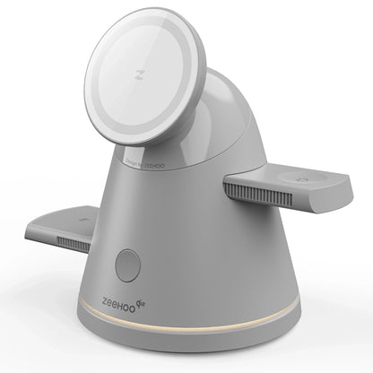 LuminoCore 4-in-1 Wireless Charging Station-Gery
