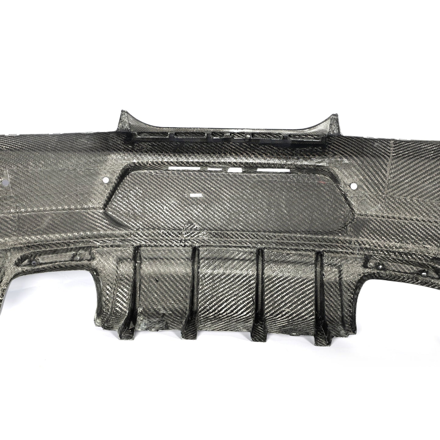 2016-2018 Camaro RS/SS/ZL1 Gloss Double Sided Carbon Fiber Rear Bumper w/Rear Diffuser Quad Tips 1pc