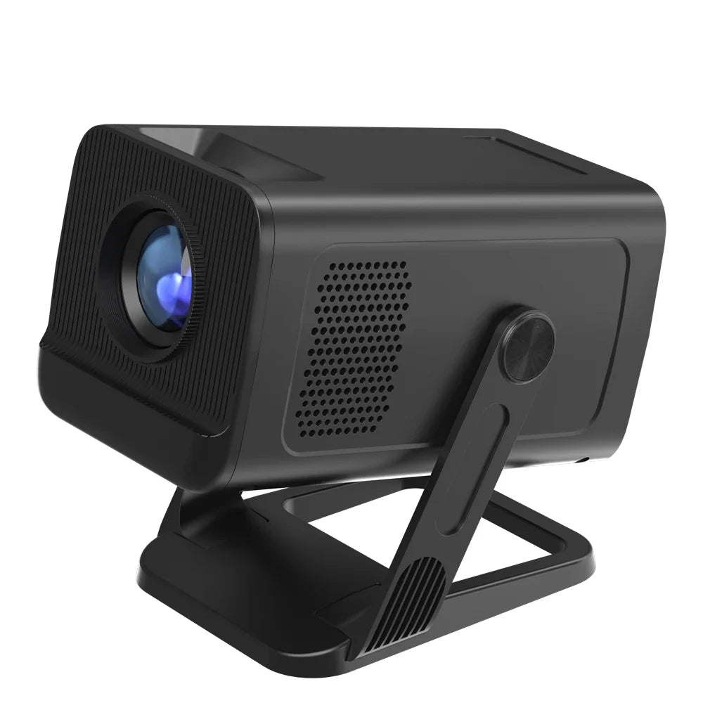LYNCast Smart Projector with Android 14.0 & WiFi 6, 4K Support, 720P Native, Wireless Screen Mirroring X1, Perfect for TV Series, Movies, Gaming, Anime, Sports, K-Dramas, Concerts