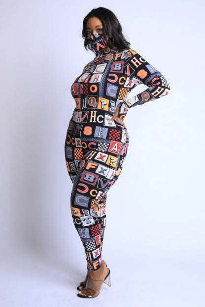 “Read Me” Neon Jumpsuit
