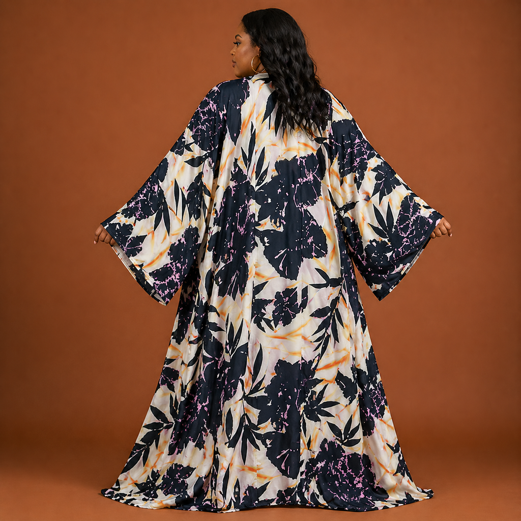 Nightfall Petals Kimono