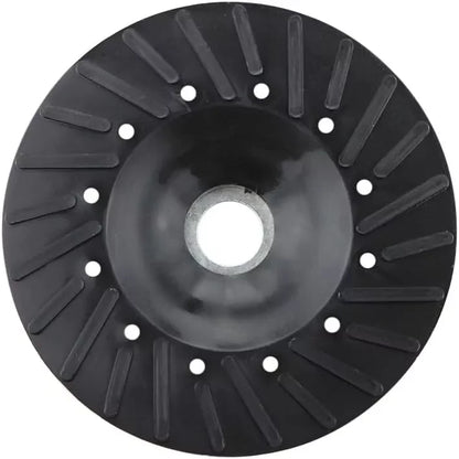 US Local Stock Ships in 24H Free Shipping USA 1 Pack - 4-1/2" X 5/8"-11 Resin Fiber Disc Backing Pad with Lock Nut for Grinder