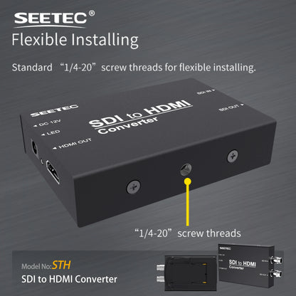 SEETEC STH Pro SDI to HDMI Converter 1080P60, SMPTE 259M/292M/424M Compliant, Factory Direct Custom Logo/Packaging