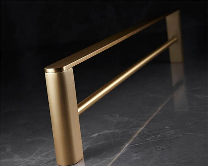 Bathroom Accessories Bathroom Shelf Towel Rack Paper holder Toilet Brush Holder Towel Ranger Brushed Gold Brass Bath Hardware