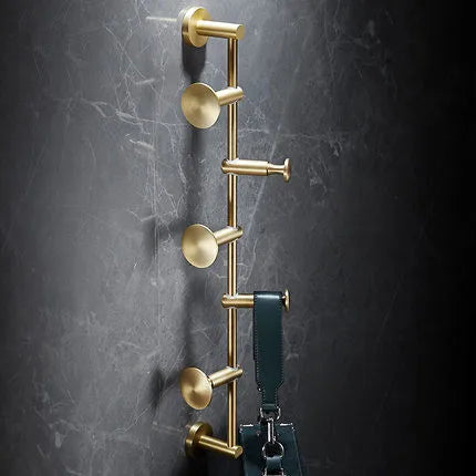 Bathroom Accessories Bathroom Shelf Towel Rack Paper holder Toilet Brush Holder Towel Ranger Brushed Gold Brass Bath Hardware