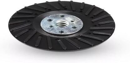 US Local Stock Ships in 24H Free Shipping USA 1 Pack - 4-1/2" X 5/8"-11 Resin Fiber Disc Backing Pad with Lock Nut for Grinder