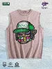 Graffiti - Style Character Graphic Washed Vest US Warehouse 3 Colors Cotton Tank