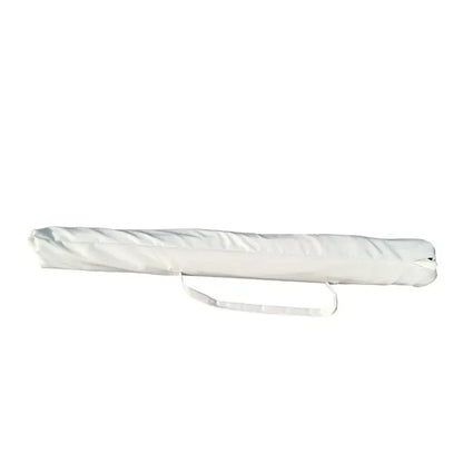 Beige 8.8 Feet Outdoor Aluminum Patio Umbrella Waterproof and Foldable for Courtyard Furniture