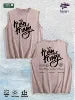 King of Kings Religious Graphic Washed Vest US Warehouse 3 Colors Cotton Tank
