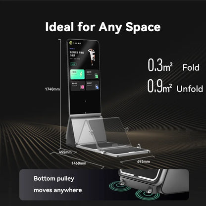 Luxury Aesthetic Commercial Grade Fitness Smart Mirror Gym Equipment for Arm Chest Leg Back Exercise