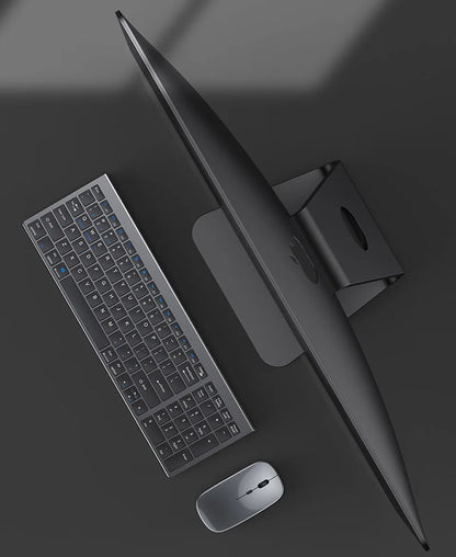 Bluetooth 5.0 2.4G Wireless Keyboard and Mouse Combo Mini Multimedia Keyboard Mouse Set for Laptop PC TV iPad Macbook Android