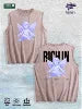 Angel & RICH in Graphic Washed Vest US Warehouse 3 Colors Cotton Tank