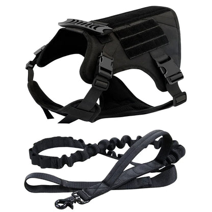 Tactical Dog Harness K9 Vest Breathable Adjustable Pet Harness For Large Dog Harness Vest German Shepherd Walking Running