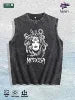 Medusa Graphic Washed Vest US Warehouse 3 Colors Cotton Tank