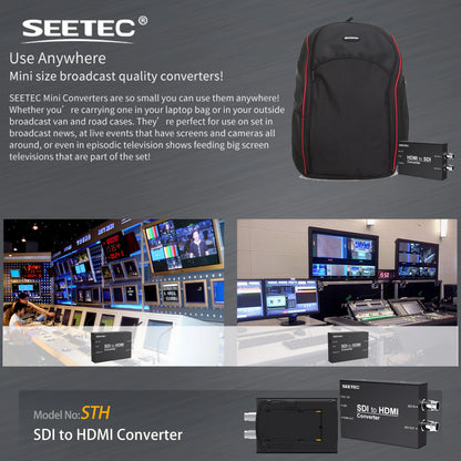 SEETEC STH Pro SDI to HDMI Converter 1080P60, SMPTE 259M/292M/424M Compliant, Factory Direct Custom Logo/Packaging